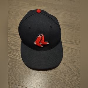 Boston Red Sox 59Fifty New Era Official Infield Cap Size 7 58.7cm MLB Black Hat